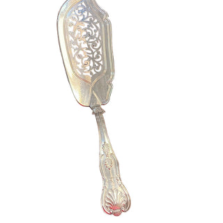 English Silver Plate Fish Server