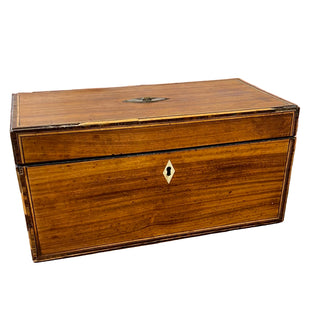 Antique Box with Silver & Bone Accent