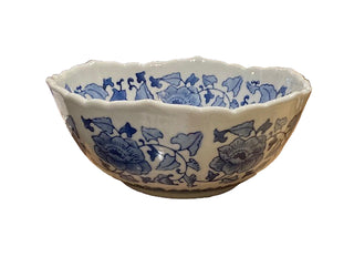 Canton Collection Blue & White Ceramic Bowl (8")