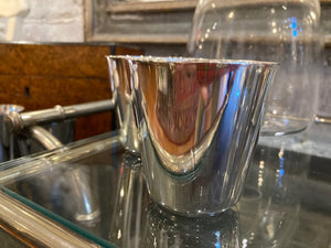 Set of Seven Silver Plate Cocktail Beaker/Tumbler