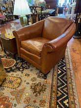 Load image into Gallery viewer, Vintage Leather Club Chair
