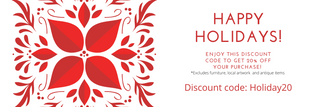 Online Holiday Sale!