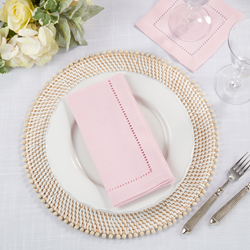 Dinner Napkin With Hemstitched Border