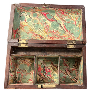 Cuban Mahogany Tea Caddy Circa 1780-1790