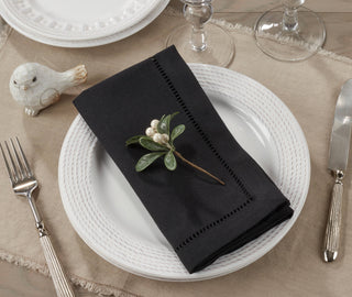 Dinner Napkin With Hemstitched Border