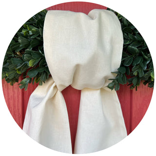 Yarn Dyed Metallic Vintage Linen Sash.