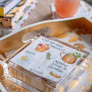 Caspari Paper Cocktail Napkins - Cocktail Hour