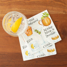 Load image into Gallery viewer, Caspari Paper Cocktail Napkins - Cocktail Hour
