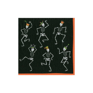 Caspari Dancing Skeletons Cocktail Napkins
