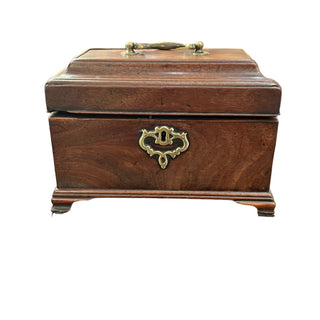Cuban Mahogany Tea Caddy Circa 1780-1790