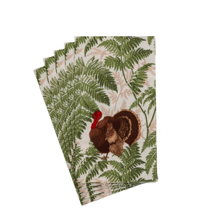 Turkey Among Ferns Guest Towels.