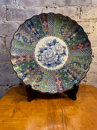 Large Japanese Imari Style Porcelain Platter