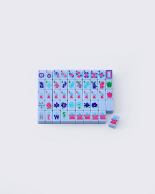 Parisian Blue Mahjong Travel Set.