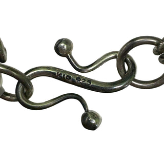 Sterling Dragon Scale Bracelet