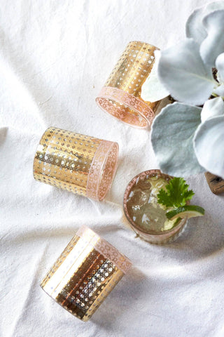 Patina Vie Cote D’Azure Rocks Glass, S/4.