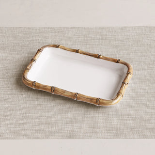 VIDA Bamboo Guest Towel Holder.