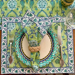 Placemat Samarkand Green, set of 4.
