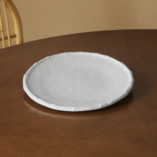 VIDA Bamboo 11" Dinner Plate Set of 4 (White)