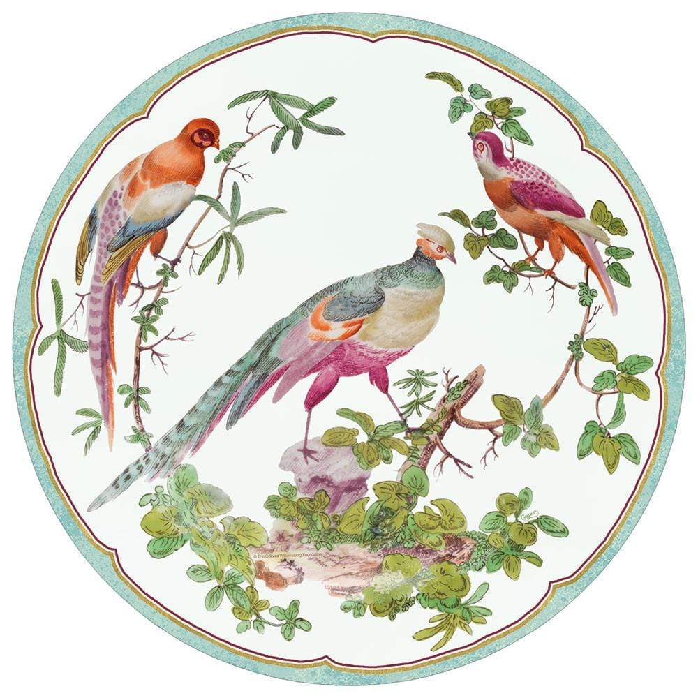 Caspari Chelsea Birds Die Cut Placemat