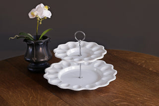 VIDA Alegria Tiered Deviled Egg Platter