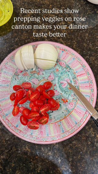 Grandmillennial China Plate Cutting Board.