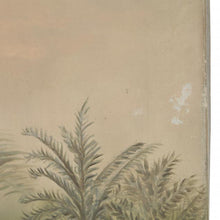 Load image into Gallery viewer, Antique Triptych of Flamingos In Tropical Landscape
