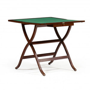 J. D. Vickery Mahogany Campaign Games Table