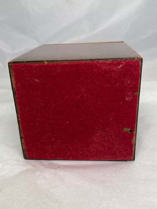 Antique Mahogany English Tea Caddy