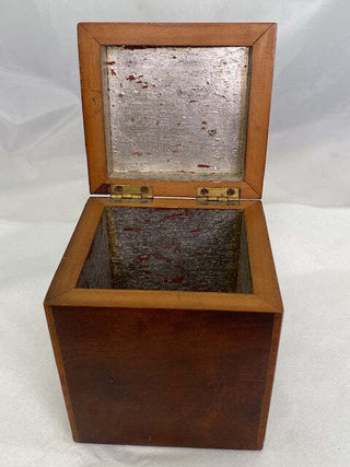 Antique Mahogany English Tea Caddy
