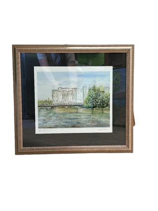 'The White Mill' Framed Print by Terri Hall