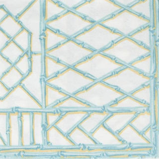 Bamboo Screen Robin's Egg Paper Linen Dinner Napkins