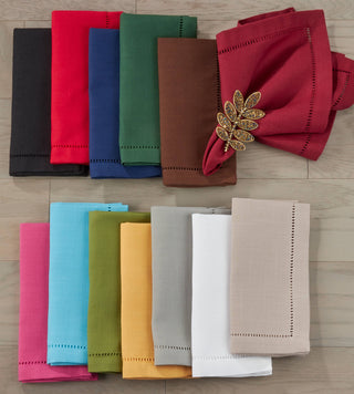 Dinner Napkin With Hemstitched Border