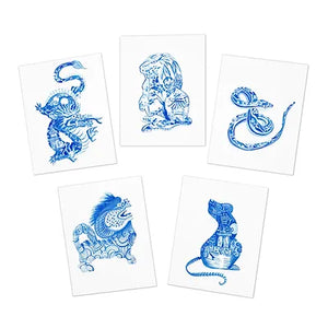 Chinese Zodiac Chinoiserie Calendar 2025