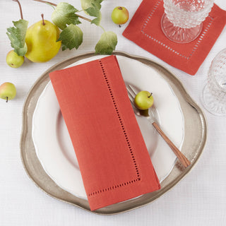 Dinner Napkin With Hemstitched Border