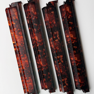 Tortoise Shell Mahjong Rack & Pusher Set – Mahjong Accessory.