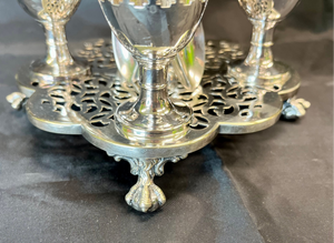 Silver Plate Egg Serving Server