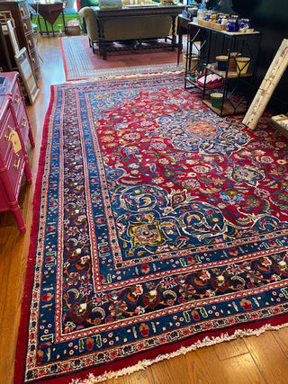 Red and Multi Persian Rug