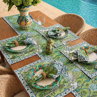 Placemat Samarkand Green, set of 4.
