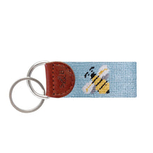 Load image into Gallery viewer, Smathers &amp; Branson Needlepoint Key Fob - Bee
