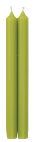 Caspari Pair Chartreuse Candles