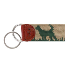 Load image into Gallery viewer, Smathers &amp; Branson Needlepoint Key Fob - Hunting Dog

