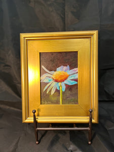 Blue Daisy Oil Painting