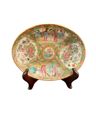 Oval Rose Medallion Trinket Tray