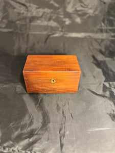 Small Lined Tea Caddy Box