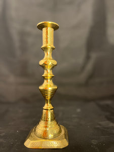Brass Beehive Candlestick