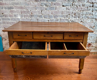 Antique Possum Belly Baker's Table