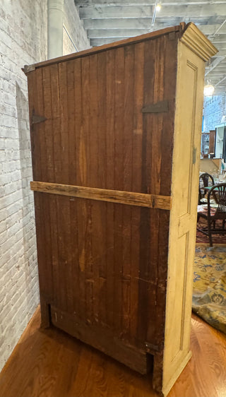 Antique Rustic Painted Wardrobe