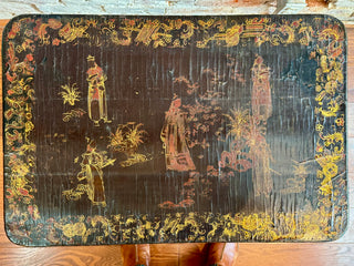 Victorian Chinoiserie Style Sewing Table