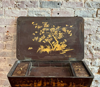 Victorian Chinoiserie Style Sewing Table