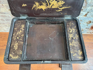 Victorian Chinoiserie Style Sewing Table